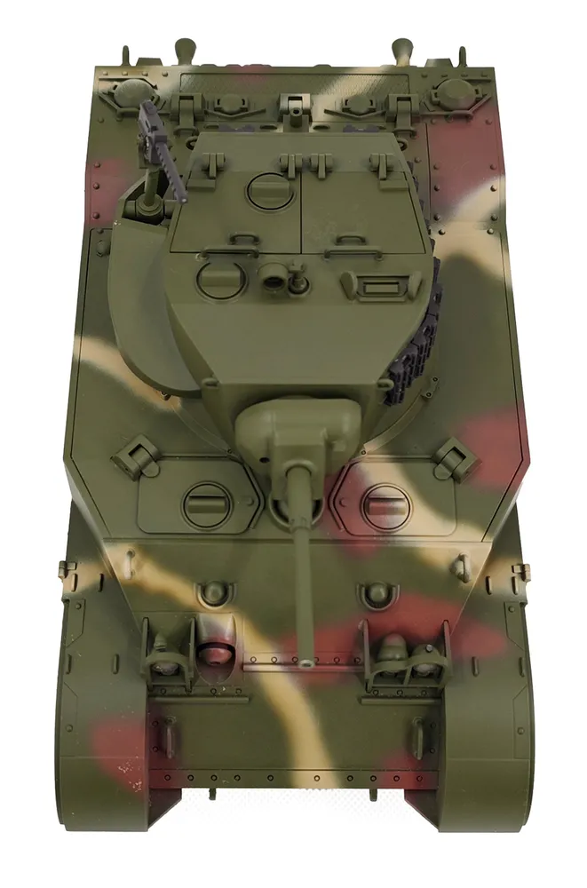 M5A1 Stuart RC Stridsvagn 1/16 Röd - 7