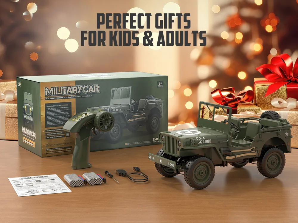 RC Crawler 1/10 4WD 1941 Willys MB - 11