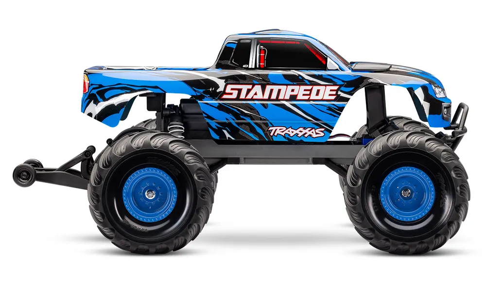 Stampede 2WD 1/10 RTR TQ EHD BlåX USB-C - Med Batteri/Laddare - 4