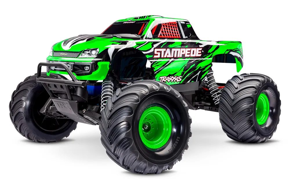 Stampede 2WD 1/10 RTR TQ EHD GrönX USB-C - Med Batteri/Laddare