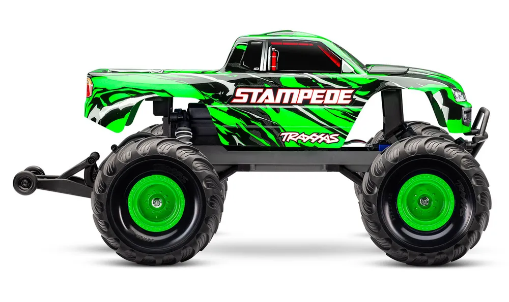 Stampede 2WD 1/10 RTR TQ EHD GrönX USB-C - Med Batteri/Laddare - 3