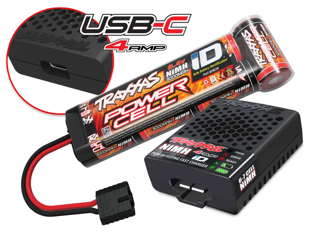 Stampede 2WD 1/10 RTR TQ EHD GrönX USB-C - Med Batteri/Laddare - 10