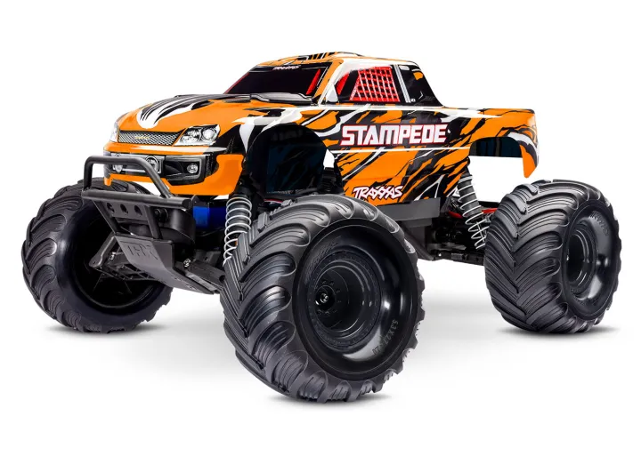 Stampede 2WD 1/10 RTR TQ EHD Orange USB-C - Med Batteri/Laddare