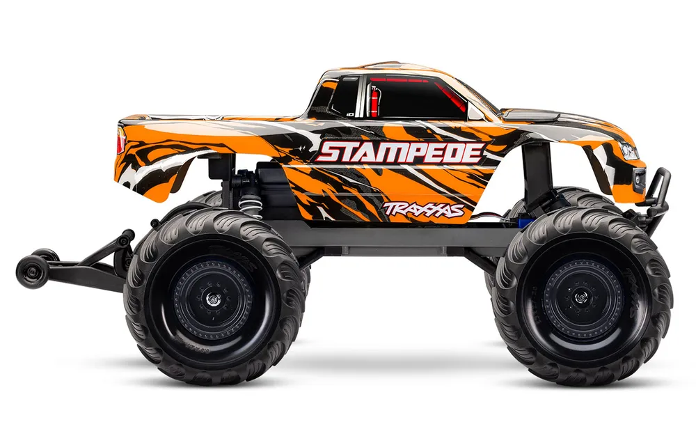 Stampede 2WD 1/10 RTR TQ EHD Orange USB-C - Med Batteri/Laddare - 3