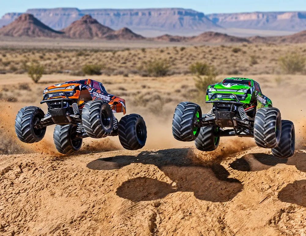Stampede 2WD 1/10 RTR TQ EHD Orange USB-C - Med Batteri/Laddare - 6