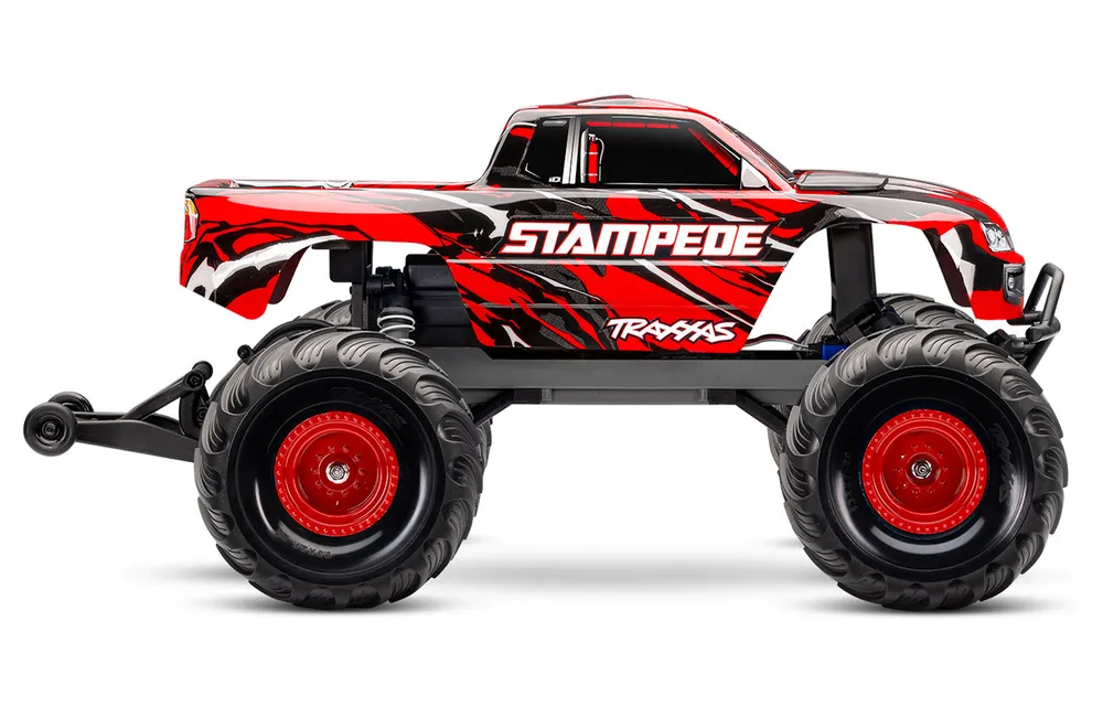 Stampede 2WD 1/10 RTR TQ EHD RödX USB-C - Med Batteri/Laddare - 4