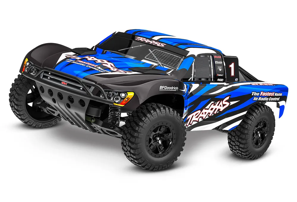 Slash 2WD 1/10 RTR TQ Blå-X EHD Clipless USB - Med Batteri/Laddare