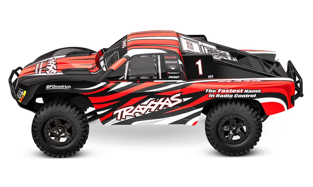 Slash 2WD 1/10 RTR TQ Röd-X EHD Clipless USB - Med Batteri/Laddare - 3