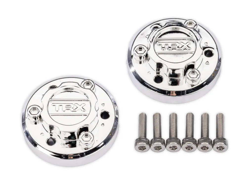 Traxxas Navkapslar Krom (2) med Skruvar X-Truck - 2