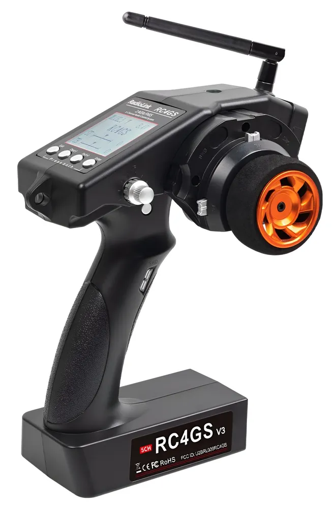 RC4GS V3 RC Rattradio med 2x R6FG Mottagare
