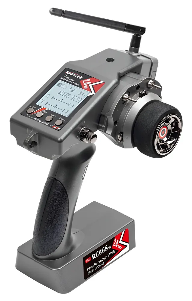 RC6GS V3 RC Rattradio med 2x R7FG Mottagare