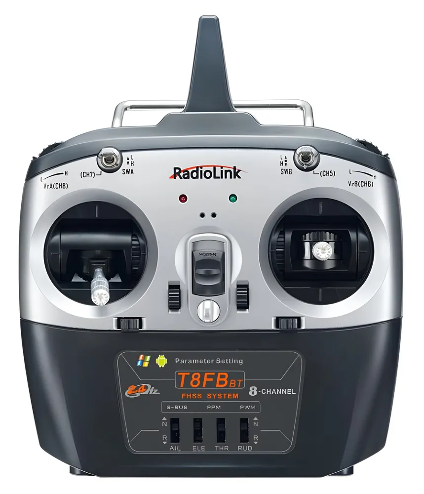 T8FB Mode-2 RC Sändare med 2x R8EF Mottagare
