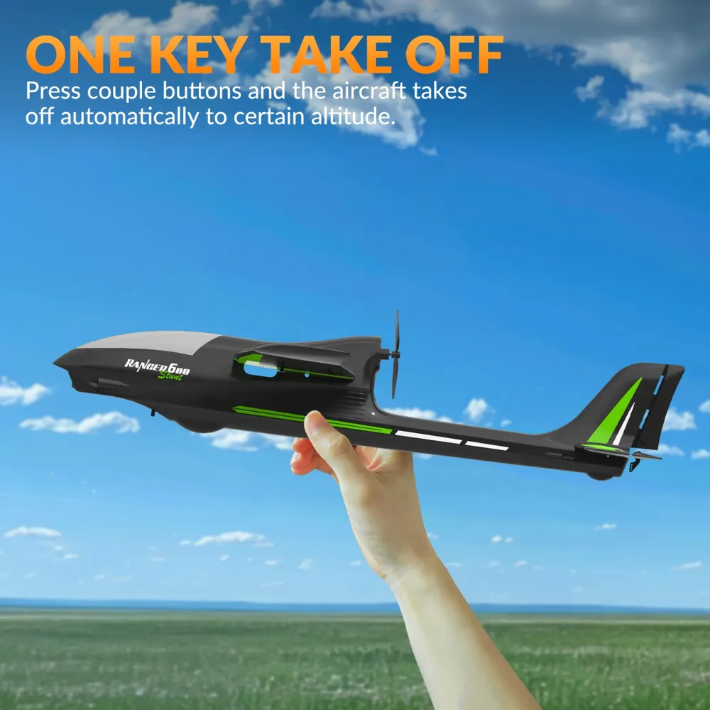 Ranger 600 Gyro 4-Kanals 600mm RTF Svart - 3