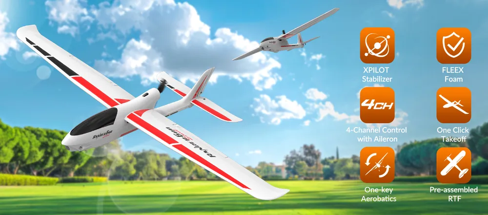 Ranger 600 Gyro 4-Kanals 600mm RTF Vit - 4