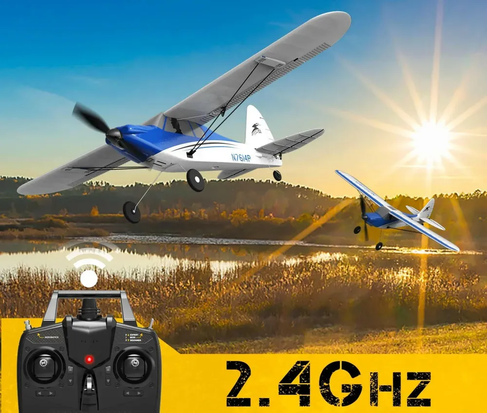 Sport Cub 500 Gyro 4-Kanals 500mm RTF Blå - 6