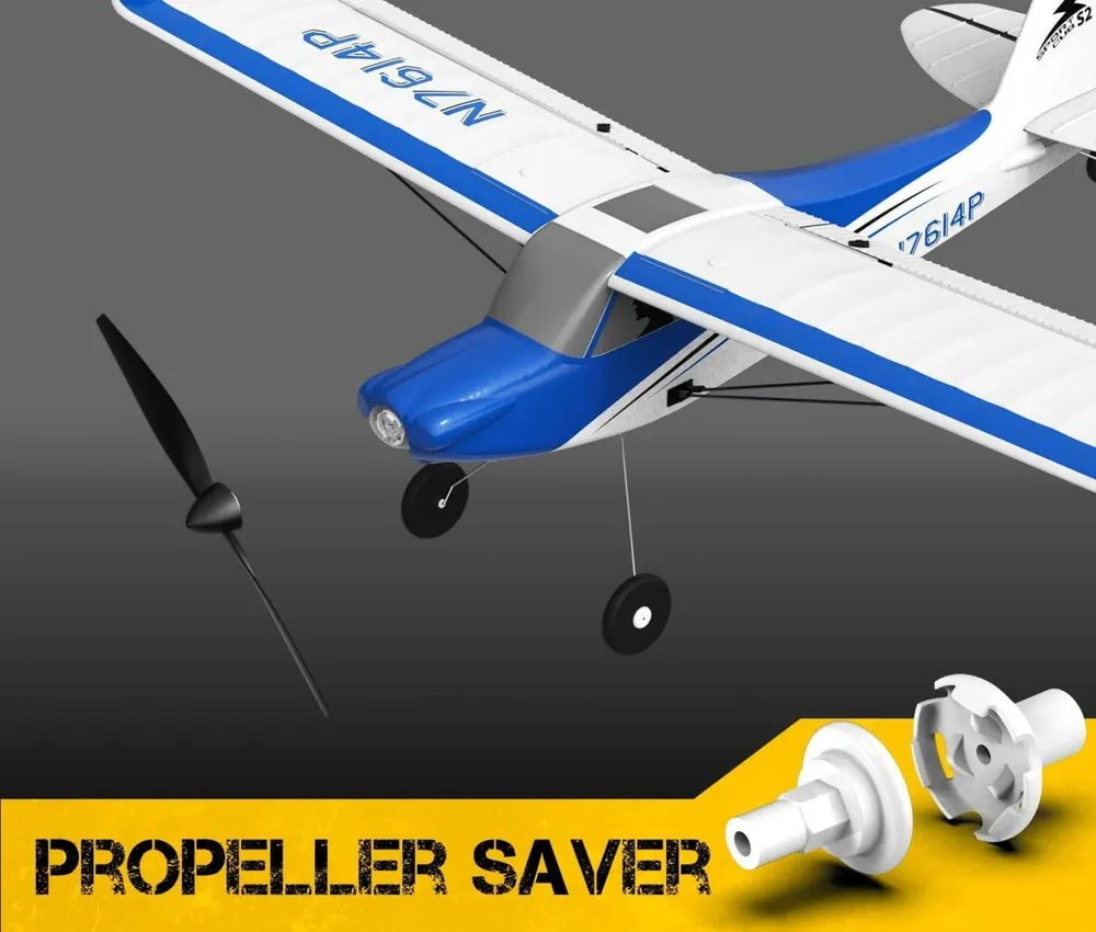 Sport Cub 500 Gyro 4-Kanals 500mm RTF Blå - 7