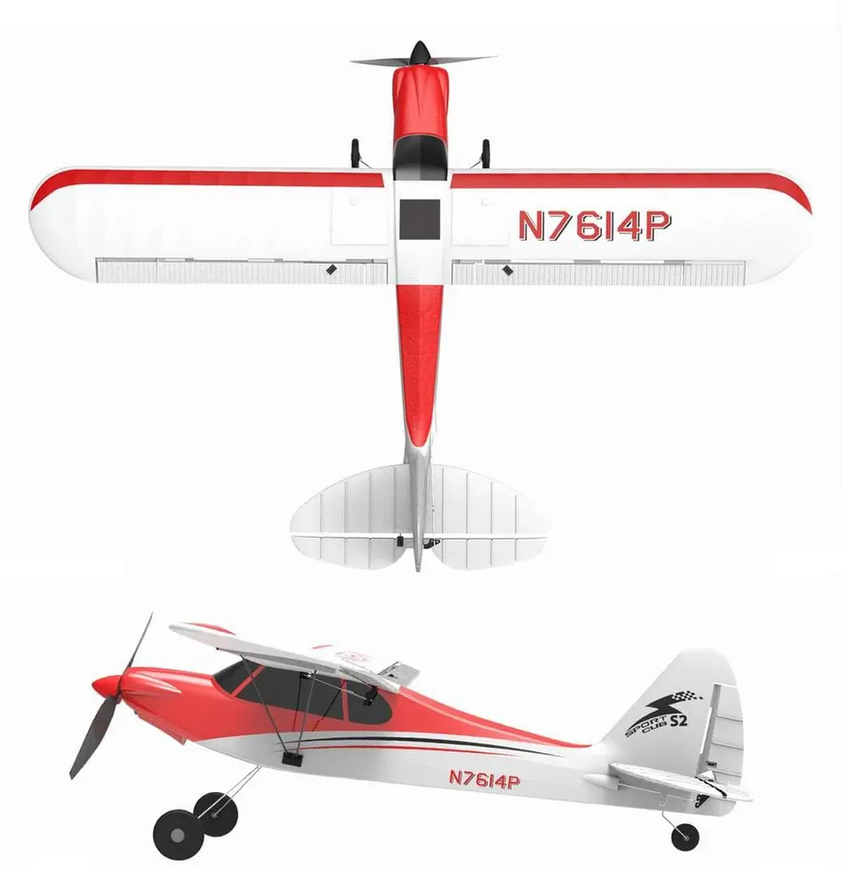 Sport Cub 500 Gyro 4-Kanals 500mm RTF Röd - 11