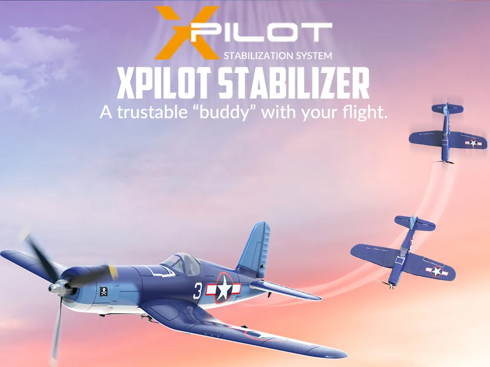 F4U Corsair V2 Gyro 4-Kanals 400mm RTF - 3
