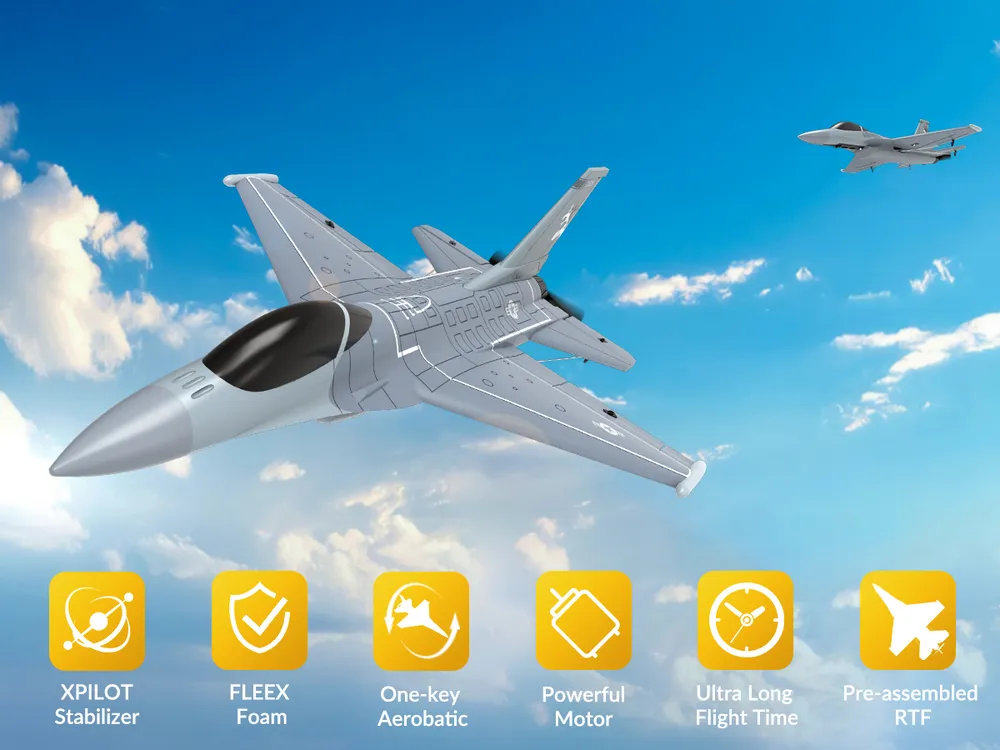 F16 Fighting Falcon Gyro 4-Kanals 270mm RTF - 7