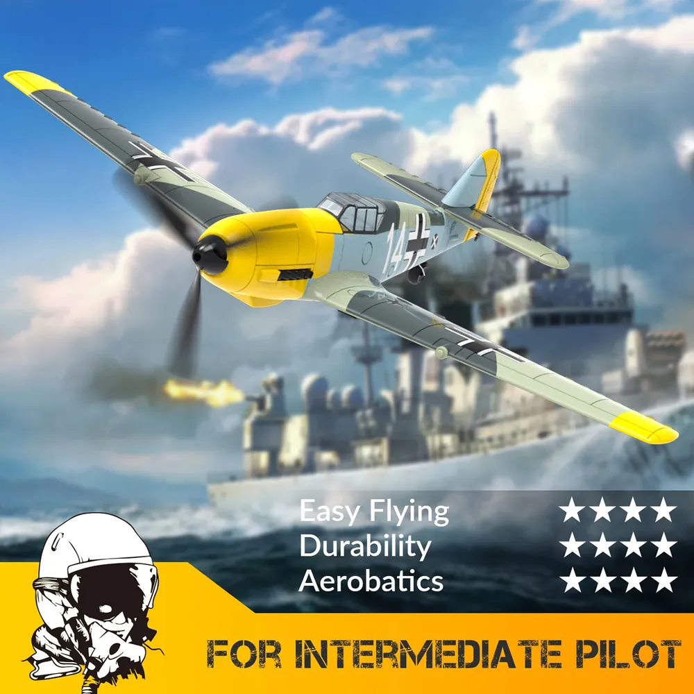 BF109 E Gyro 4-Kanals 400mm RTF - 3