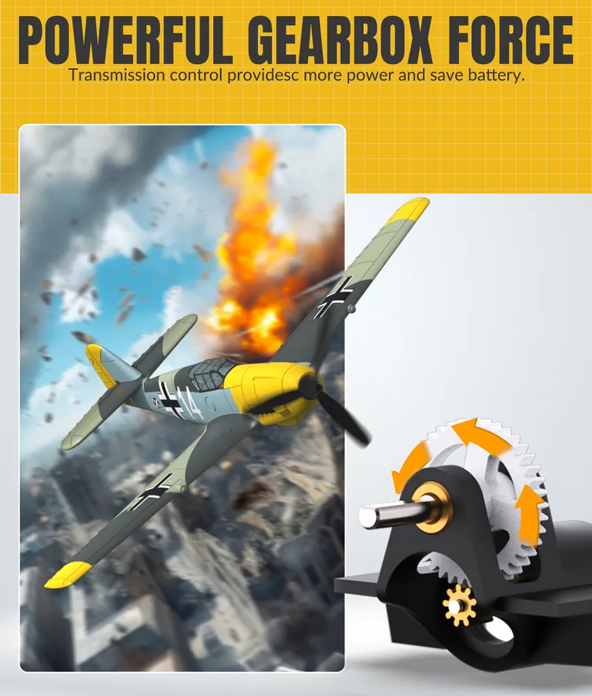 BF109 E Gyro 4-Kanals 400mm RTF - 10