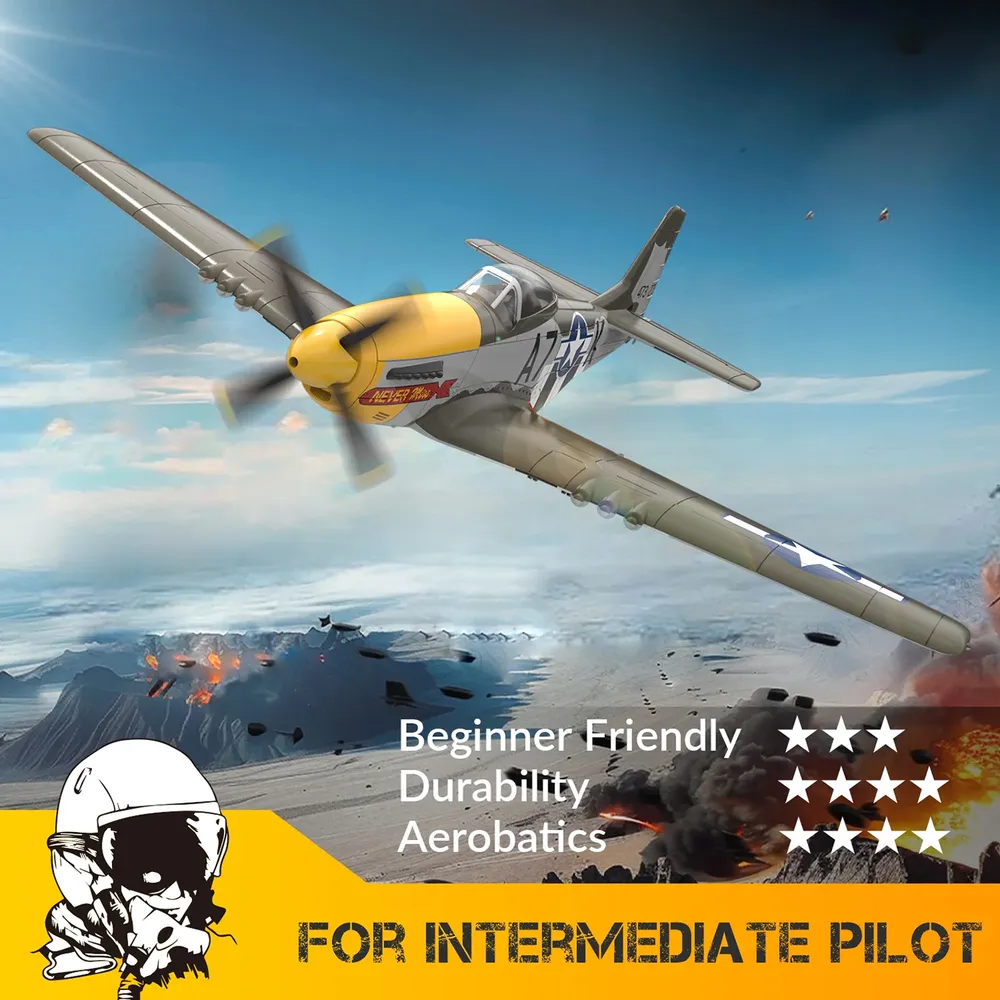 P51D Mustang Borstlös 500mm RTF - 3