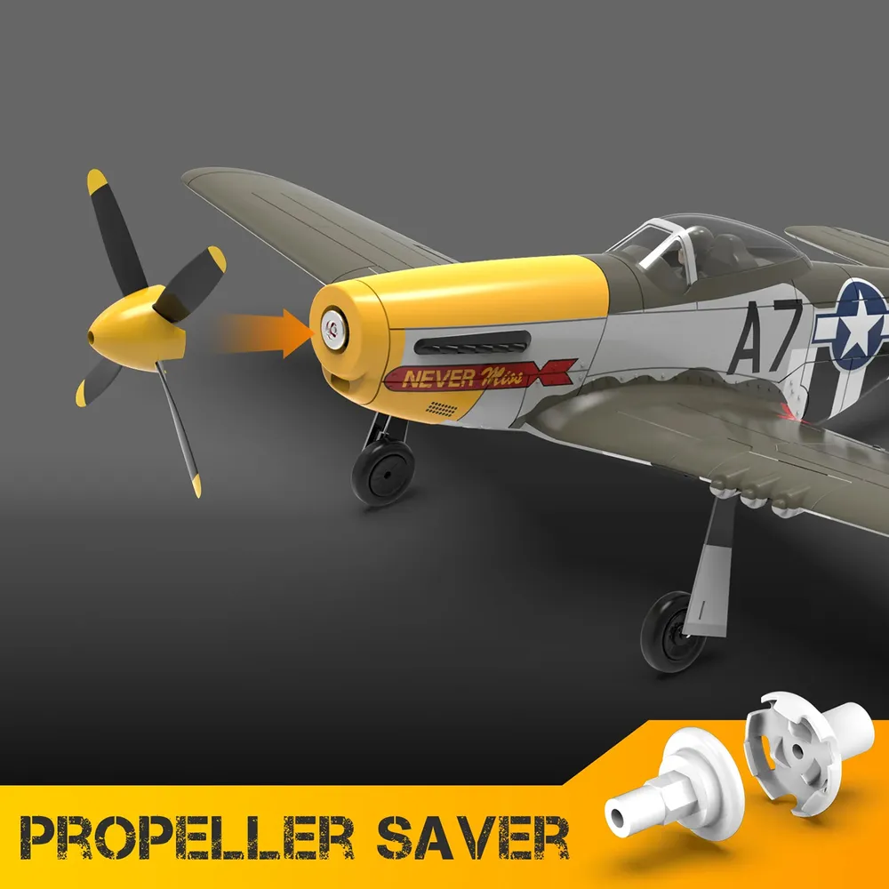 P51D Mustang Borstlös 500mm RTF - 8