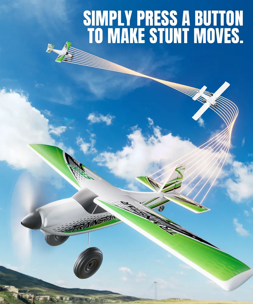 Trainstar Stunt Gyro Borstlös 500mm RTF Grön - 8
