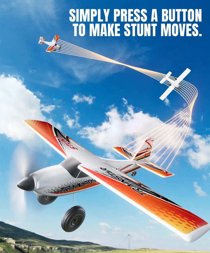 Trainstar Stunt Gyro Borstlös 500mm RTF Röd - 7