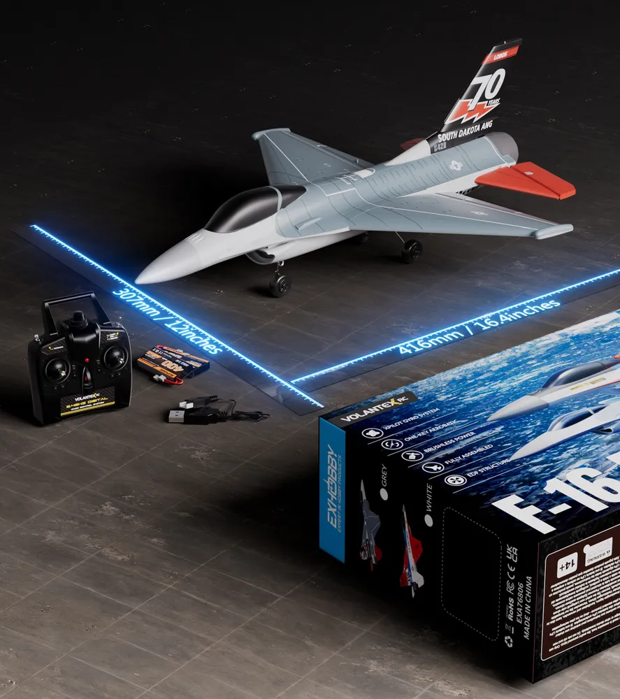 F16 Fighting Falcon Gyro Borstlös 4-Kanals 300mm RTF - 5