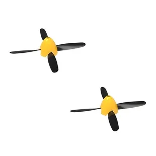 Propeller Komplett Set 4-bladig P51D 500mm (2)