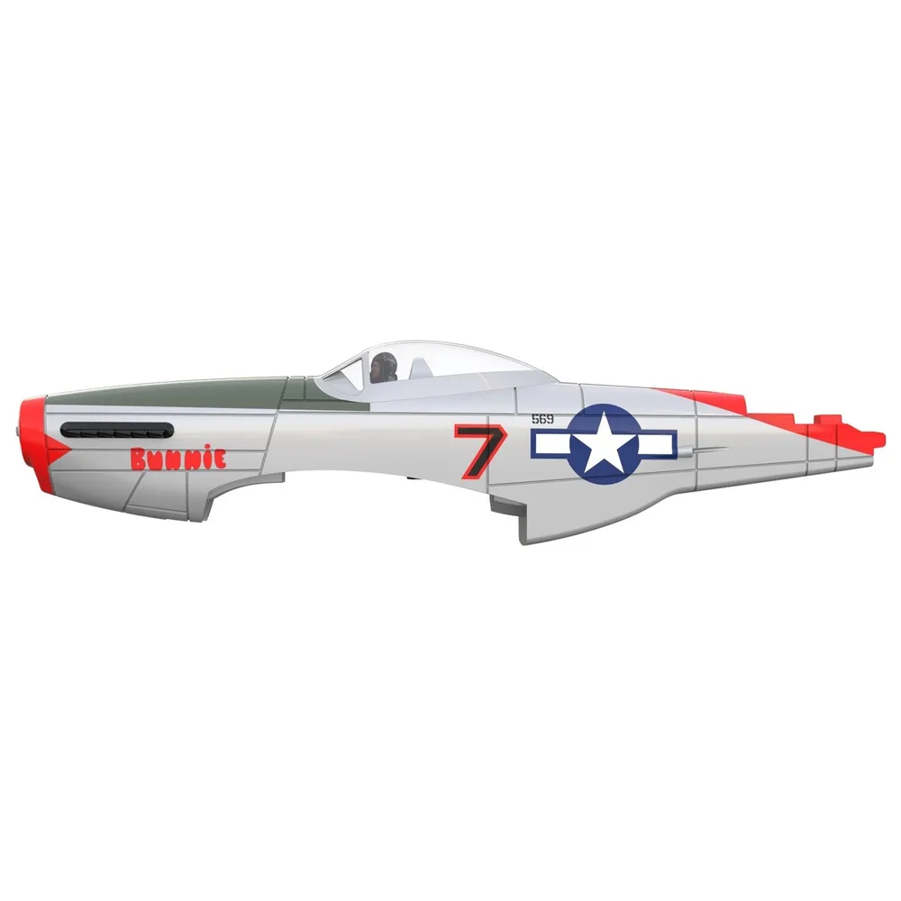 Kropp P51D Mustang Röd