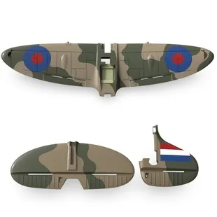 Vinge, Stjärtfena & Stabilisator Spitfire Grön
