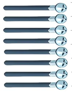 Phillips Halv-Gängad Skruv M3x15mm (8)