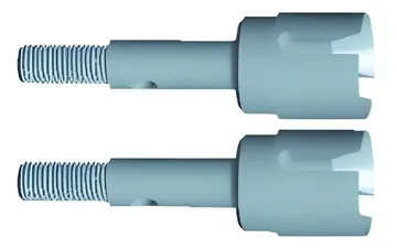 Hjulaxel Bak 11x36mm (2)