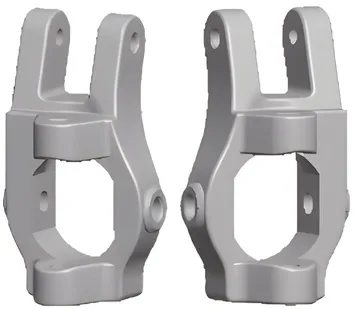 Caster C-Hub Styrspindelhållare V&H (2)
