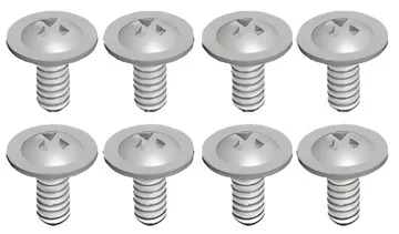 Phillips Skruv 2x4mm (8)