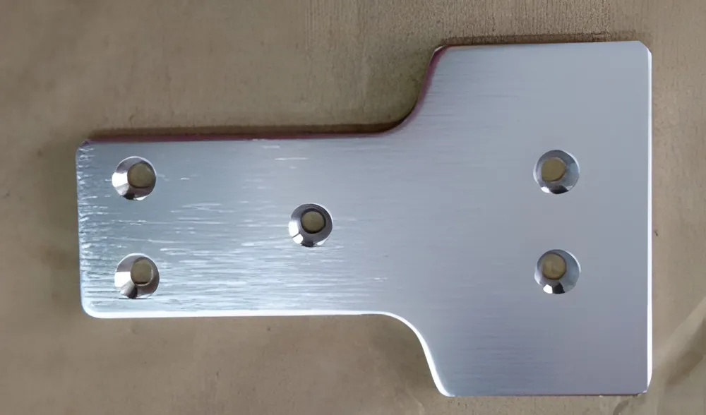 Hasplåt Aluminium Fram - 2