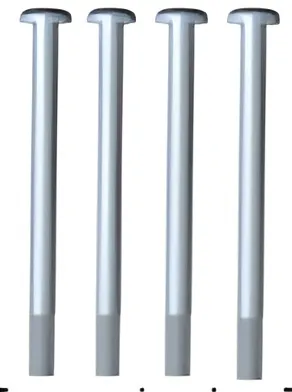Pinn-Skruv 2.5x47.5mm (4) - 2