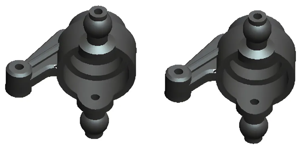 Styrspindel Fram V&H - 2