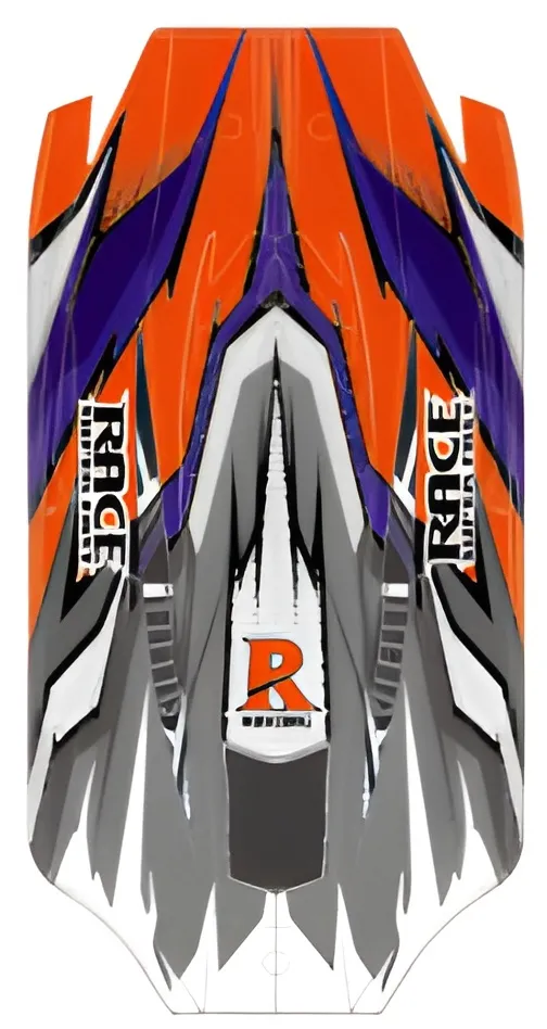 Kaross & Vinge Orange/Blå - 3