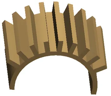 Kylfläns Motor 36x24mm