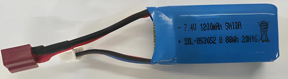 Batteri Lithium 7.4V 1100mAh T-Plug