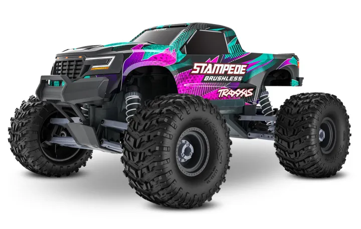 Stampede 2WD 1/10 HD VX3 BL 3S RTR Rosa