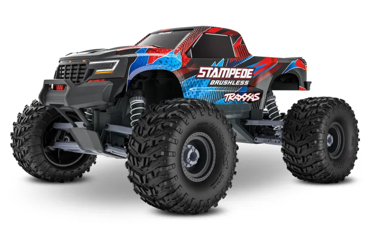Stampede 2WD 1/10 HD VX3 BL 3S RTR Röd