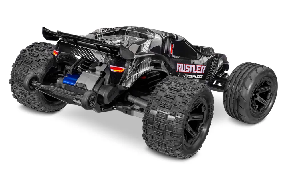 Rustler 2WD 1/10 HD VX3 BL 3S RTR Svart - 3