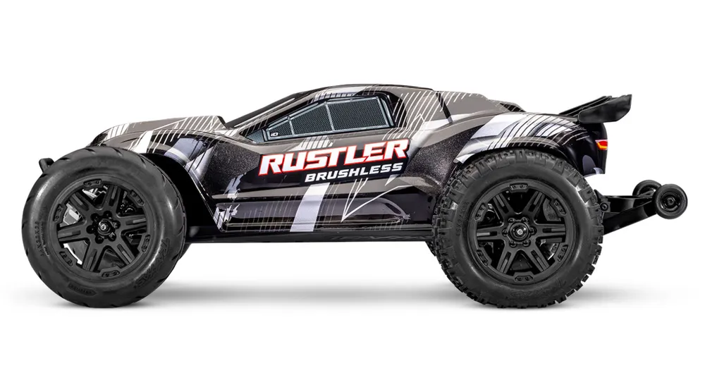 Rustler 2WD 1/10 HD VX3 BL 3S RTR Svart - 4