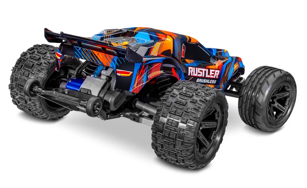 Rustler 2WD 1/10 HD VX3 BL 3S RTR Orange - 3