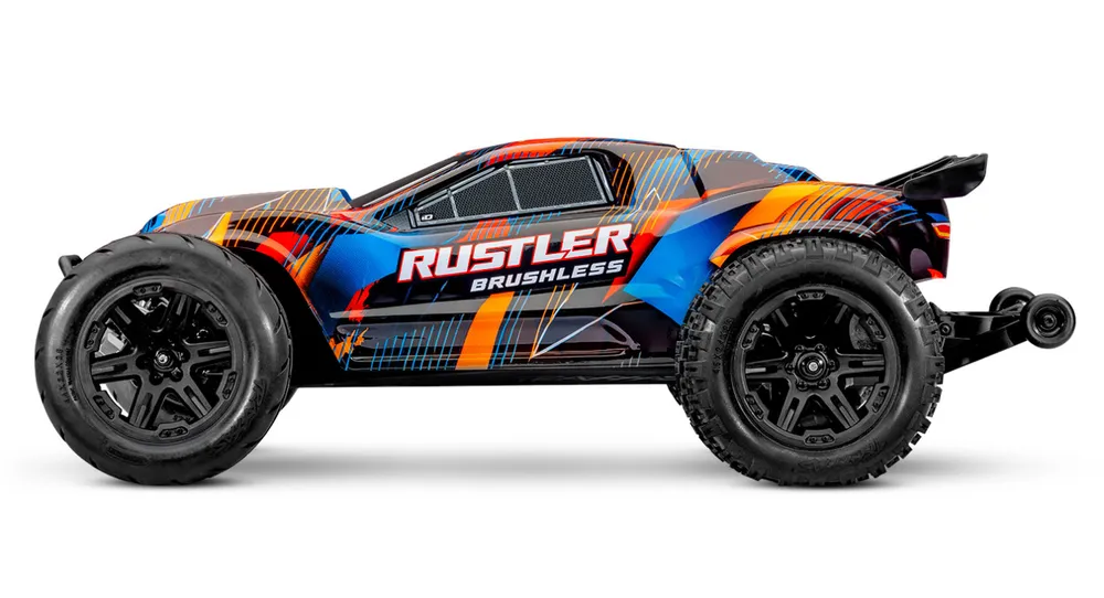 Rustler 2WD 1/10 HD VX3 BL 3S RTR Orange - 5