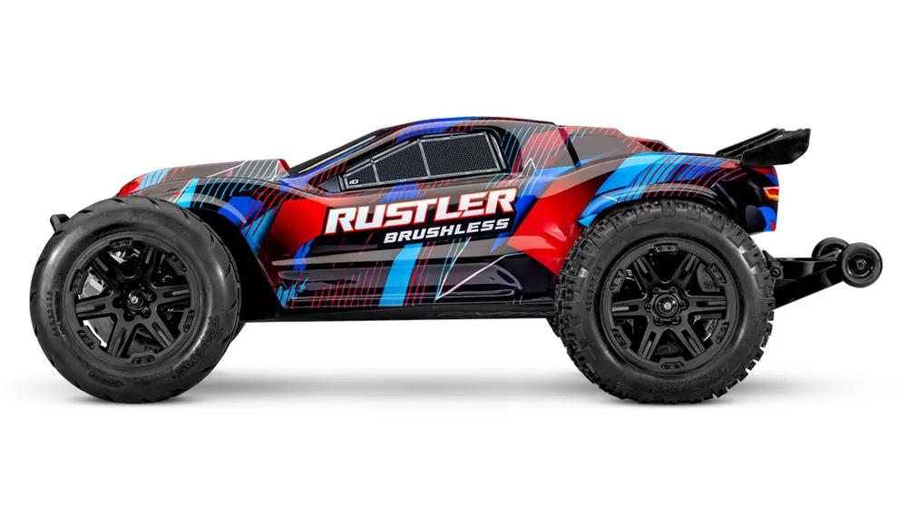 Rustler 2WD 1/10 HD VX3 BL 3S RTR Röd - 4